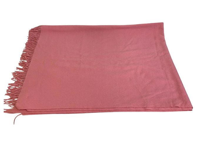 Xale de cashmere rosa Hermès - vista 4
