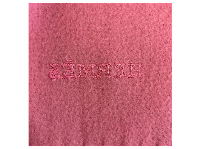 Xale de cashmere rosa Hermès - vista 6