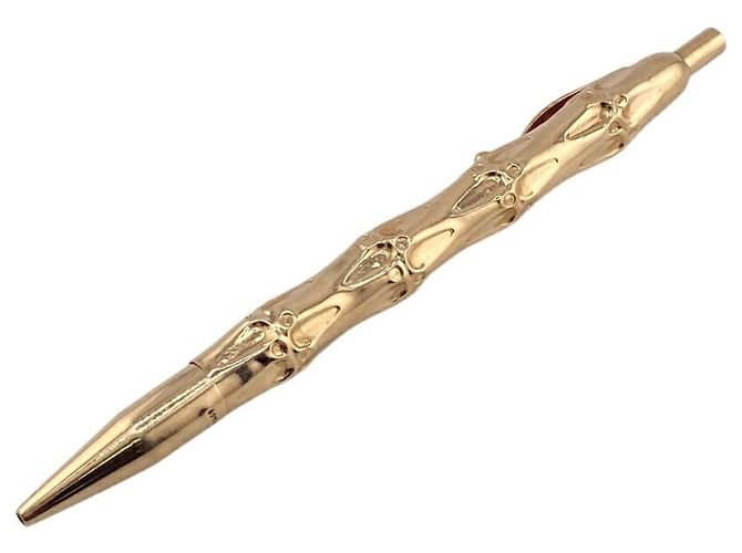 Tiffany & Co Tiffany Bamboo Ballpoint Pen in Gold - view 2