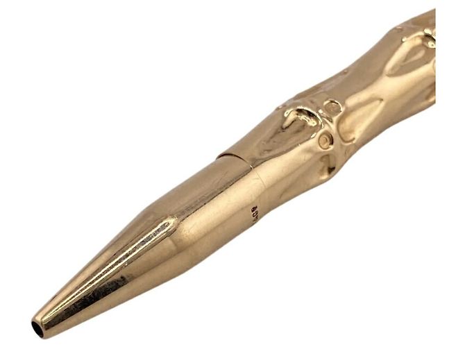 Tiffany & Co Tiffany Bamboo Ballpoint Pen in Gold - view 4