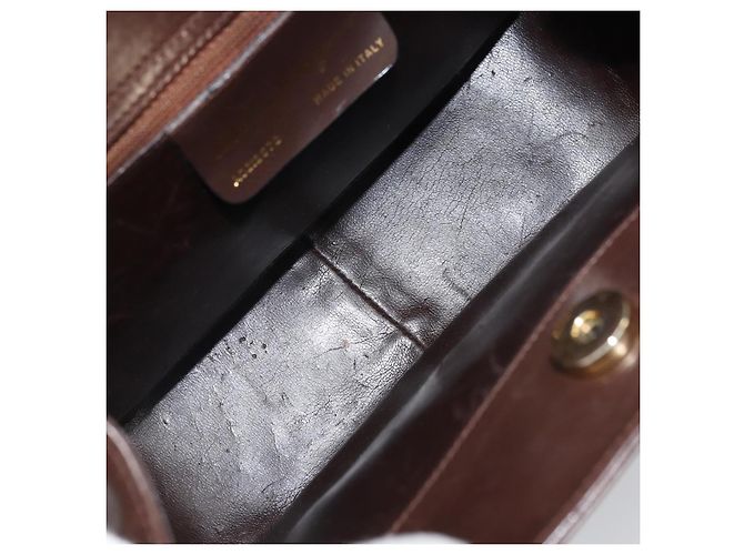 Borsa Gancini in pelle Salvatore Ferragamo Marrone - vista 5
