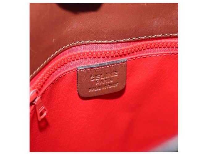Céline CELINE Handtasche aus Canvas und Leder in Multicolor Gold Auth 149838 Mehrfarben Golden - vista 17