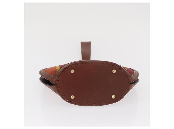 Céline CELINE Handtasche aus Canvas und Leder in Multicolor Gold Auth 149838 Mehrfarben Golden - vista 5