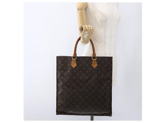 LOUIS VUITTON Borsa Sac Plat Monogram M51140 LV Auth ka2202 Monogramma - vista 19