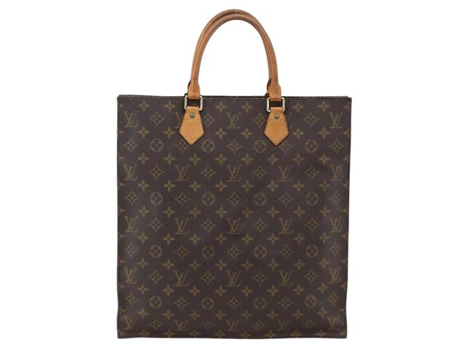 LOUIS VUITTON Borsa Sac Plat Monogram M51140 LV Auth ka2202 Monogramma - vista 2
