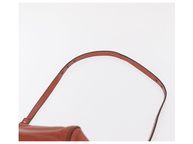 Chloé Borsa a mano in pelle Chloe Etel 2 in 1 marrone oro Auth hk3381 D'oro - vista 10