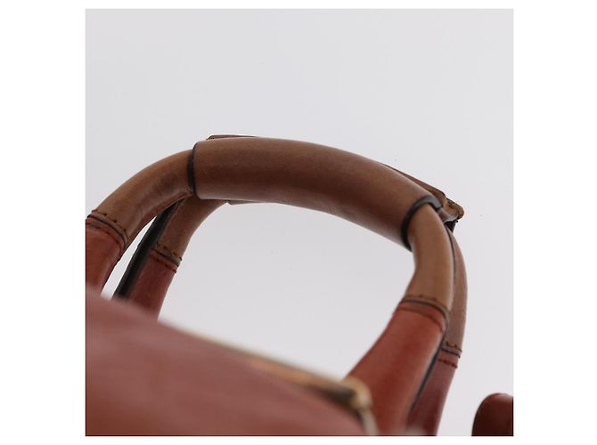 Chloé Borsa a mano in pelle Chloe Etel 2 in 1 marrone oro Auth hk3381 D'oro - vista 8