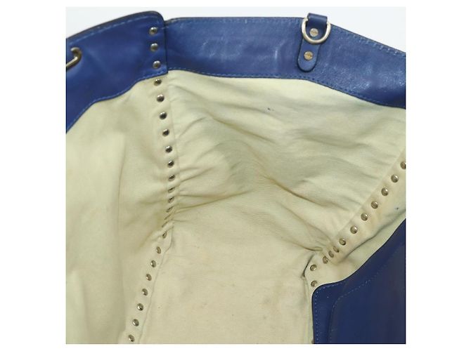 VALENTINO Borsa a mano in pelle viola e oro Auth bs32859 D'oro Porpora - vista 19