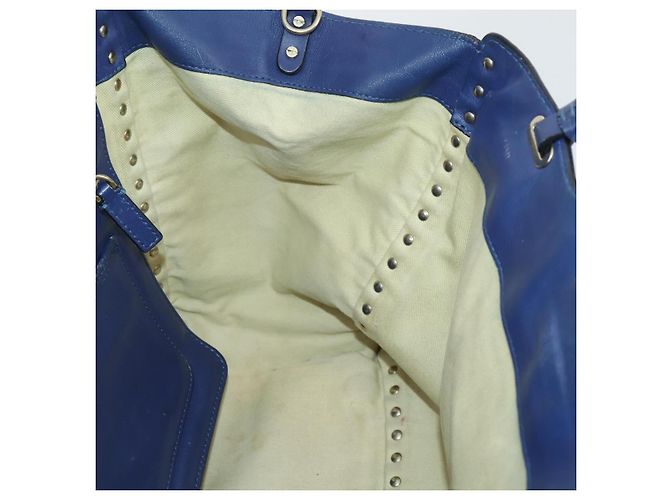 VALENTINO Borsa a mano in pelle viola e oro Auth bs32859 D'oro Porpora - vista 20