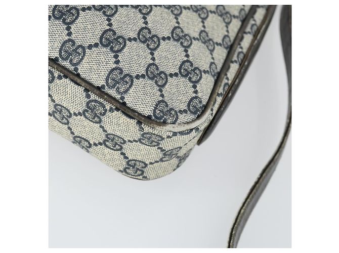 Gucci Borsa a Spalla GG Supreme PVC Blu Auth 169045 Blu navy - vista 10