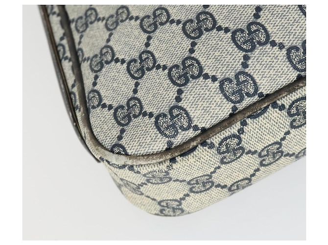 Gucci Borsa a Spalla GG Supreme PVC Blu Auth 169045 Blu navy - vista 14