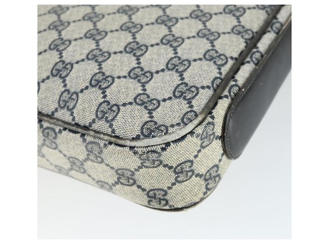 Gucci Borsa a Spalla GG Supreme PVC Blu Auth 169045 Blu navy - vista 15