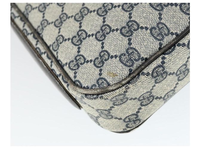 Gucci Borsa a Spalla GG Supreme PVC Blu Auth 169045 Blu navy - vista 16