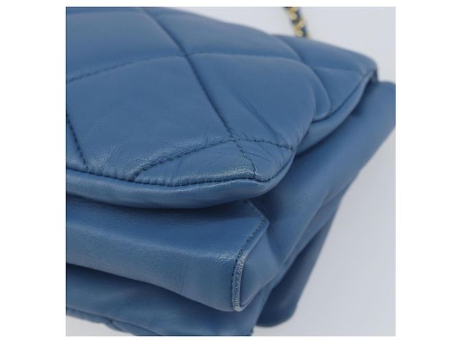 Borsa a Spalla Salvatore Ferragamo Vala in Pelle Blu Oro Auth 169096V D'oro - vista 16