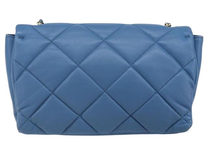 Borsa a Spalla Salvatore Ferragamo Vala in Pelle Blu Oro Auth 169096V D'oro - vista 2
