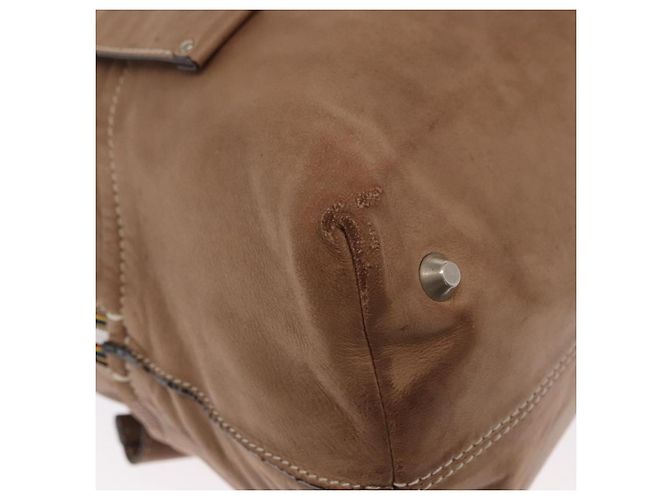 Chloé Borsa a mano Chloe in pelle beige argento autentica 170443 - vista 11