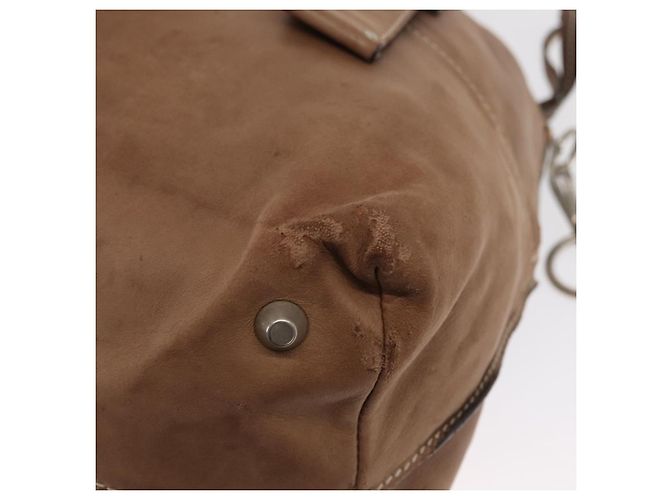 Chloé Borsa a mano Chloe in pelle beige argento autentica 170443 - vista 12
