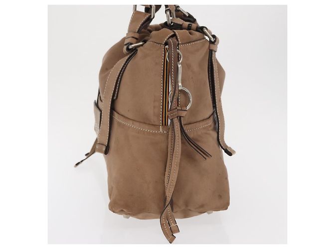 Chloé Borsa a mano Chloe in pelle beige argento autentica 170443 - vista 4