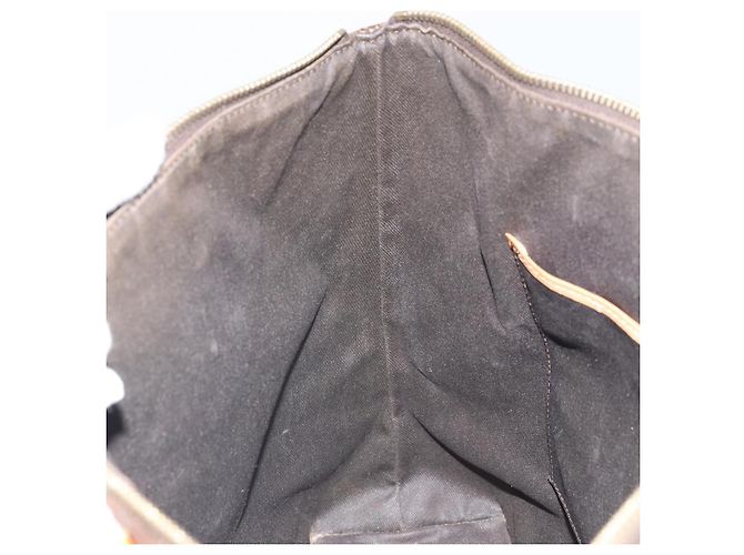 Céline Borsa tote in tela Macadam CELINE in pelle PVC marrone oro Auth 170454 D'oro - vista 20