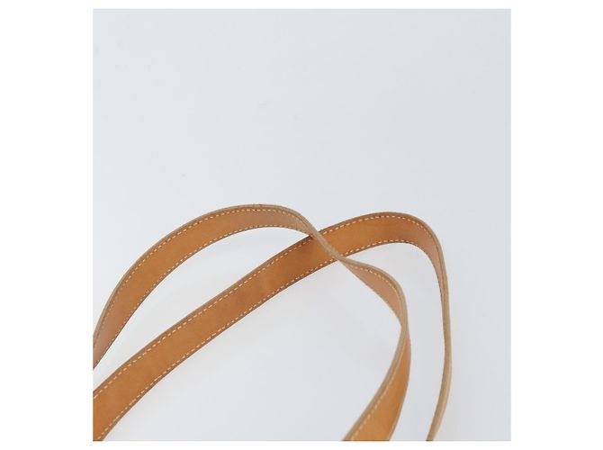 Céline Borsa tote in tela Macadam CELINE in pelle PVC marrone oro Auth 170454 D'oro - vista 8