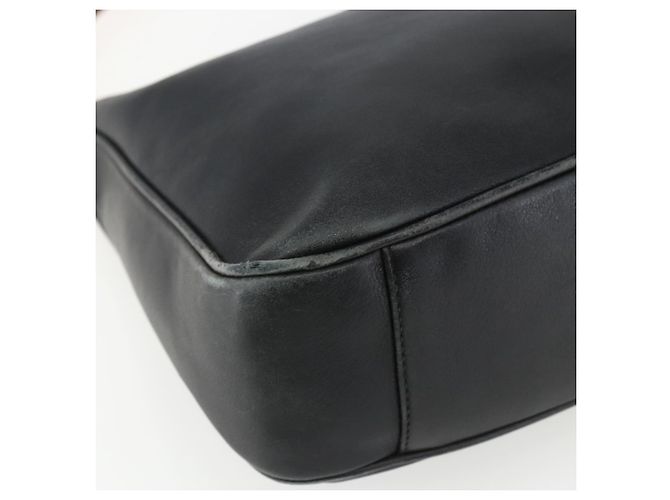 Borsa a Mano in Pelle Gucci Bamboo Nera Oro 001 1014 1638 Auth ep13124 Nero D'oro - vista 14