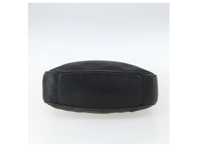 Borsa a Mano in Pelle Gucci Bamboo Nera Oro 001 1014 1638 Auth ep13124 Nero D'oro - vista 5