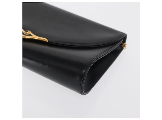 Borsa a spalla in pelle Cartier Navy Gold Auth bs33045 D'oro Blu navy - vista 12