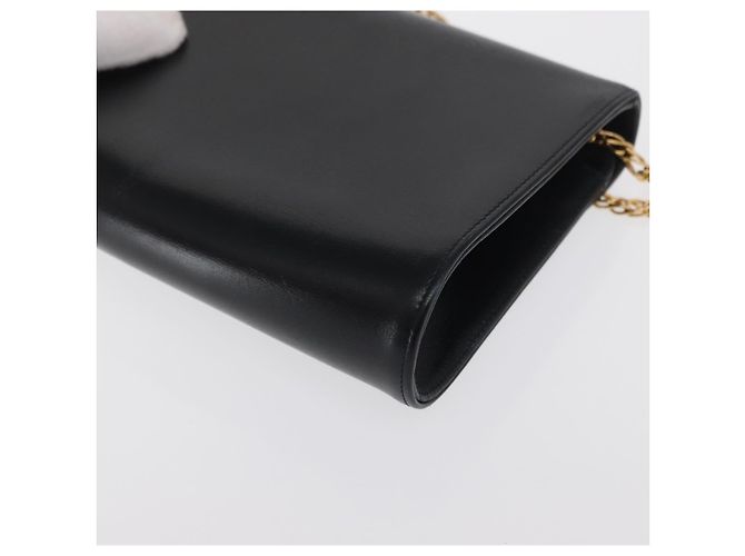 Borsa a spalla in pelle Cartier Navy Gold Auth bs33045 D'oro Blu navy - vista 14