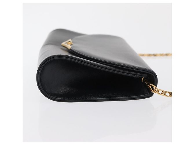 Borsa a spalla in pelle Cartier Navy Gold Auth bs33045 D'oro Blu navy - vista 5