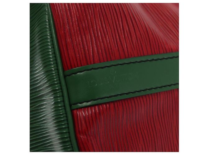 Noe LOUIS VUITTON Epi Petit Noé Schultertasche Bicolor Grün Rot LV Auth ka2062 - Ansicht 17