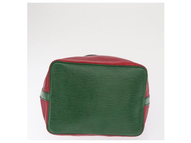 Noe LOUIS VUITTON Epi Petit Noé Schultertasche Bicolor Grün Rot LV Auth ka2062 - Ansicht 5