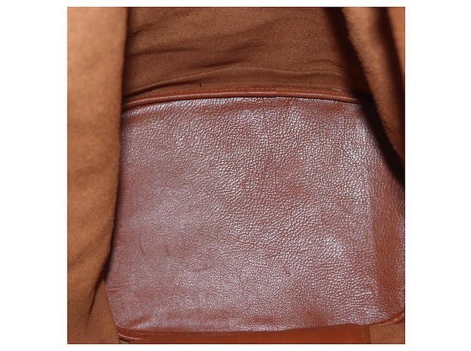 Borsa a corpo in pelle Gucci Bamboo marrone oro 003 2113 0037 Auth gh1689 D'oro - vista 10