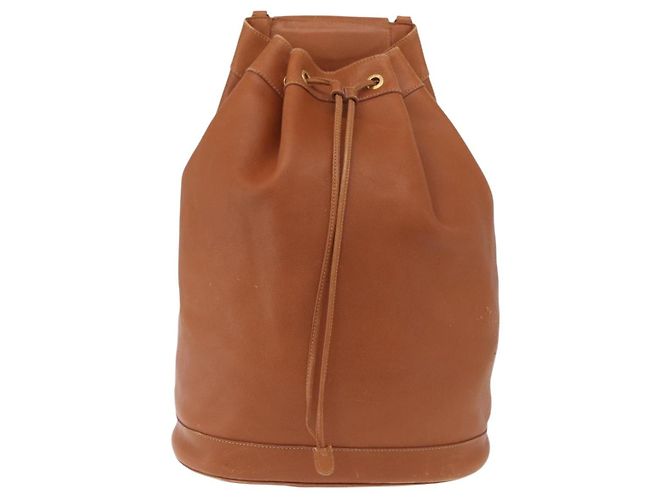 Borsa a corpo in pelle Gucci Bamboo marrone oro 003 2113 0037 Auth gh1689 D'oro - vista 13