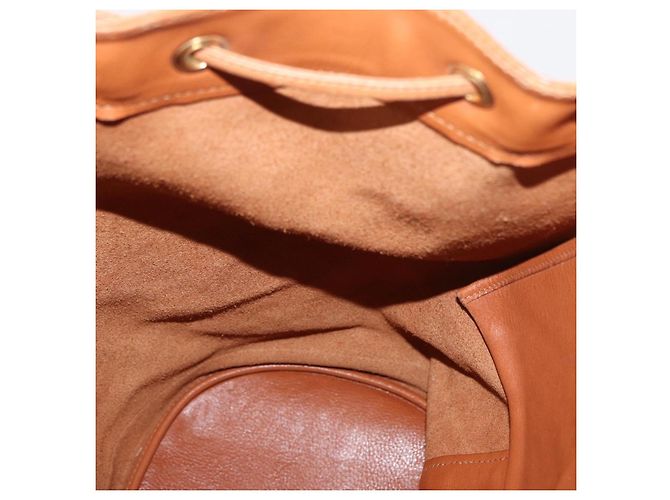Borsa a corpo in pelle Gucci Bamboo marrone oro 003 2113 0037 Auth gh1689 D'oro - vista 18
