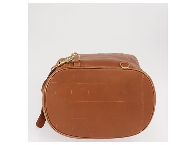 Borsa a corpo in pelle Gucci Bamboo marrone oro 003 2113 0037 Auth gh1689 D'oro - vista 5