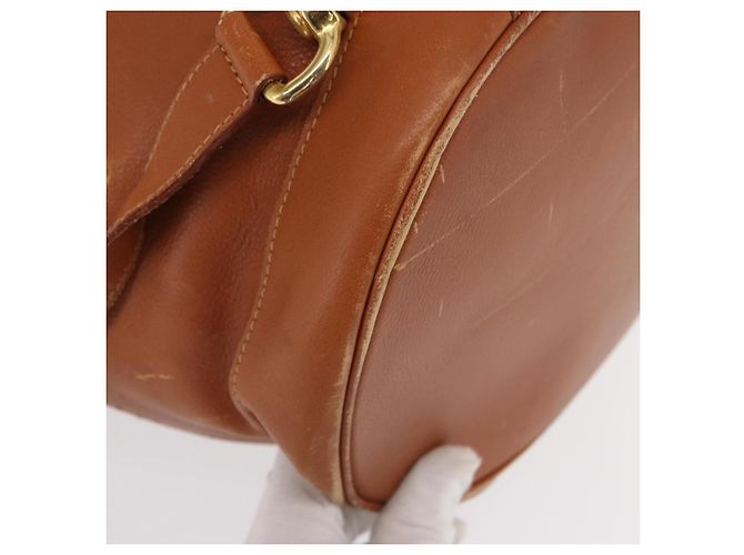 Borsa a corpo in pelle Gucci Bamboo marrone oro 003 2113 0037 Auth gh1689 D'oro - vista 9