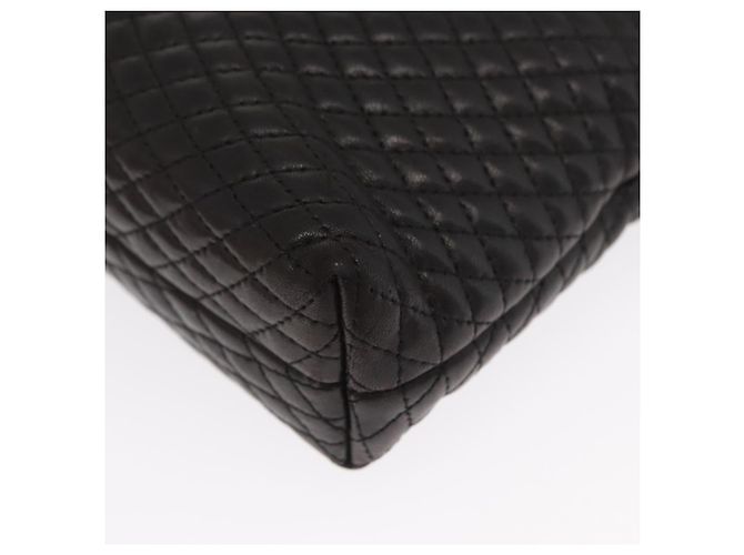 BALLY Borsa a Spalla con Catena Pelle Nera Oro Auth 171355 Nero D'oro - vista 16