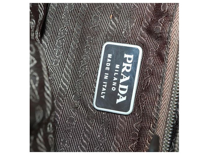 PRADA Backpack Nylon Green Silver Auth 165488 Silvery - view 22