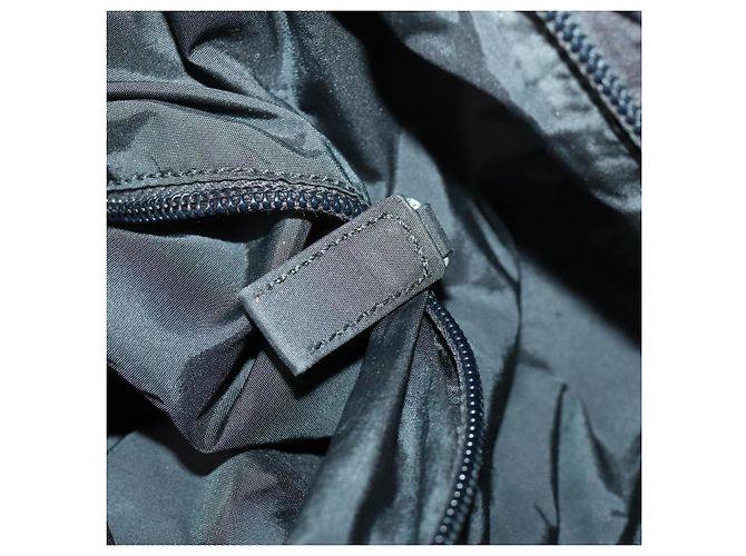PRADA Borsa sportiva in nylon 2 vie nera argento autentica mr1877 Nero - vista 23