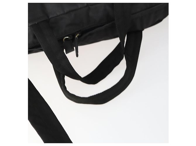 PRADA Borsa sportiva in nylon 2 vie nera argento autentica mr1877 Nero - vista 8