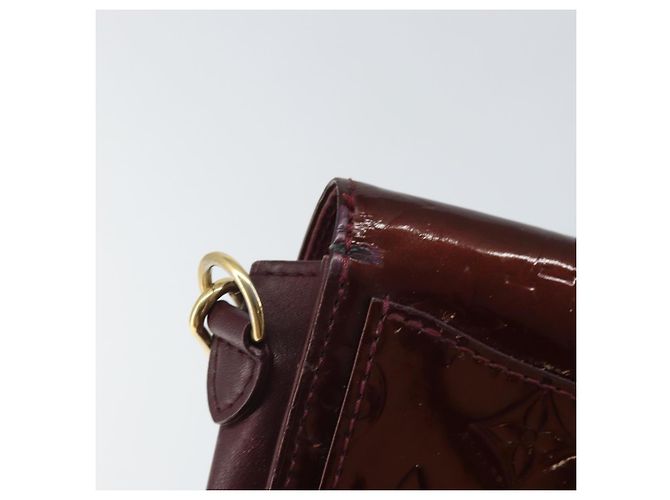 LOUIS VUITTON Borsa Rossmore PM Monogram Vernis Rossa Favist M91547 LV Auth ka2074 - vista 10