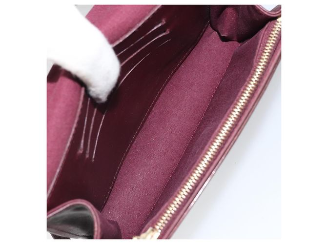 LOUIS VUITTON Borsa Rossmore PM Monogram Vernis Rossa Favist M91547 LV Auth ka2074 - vista 11