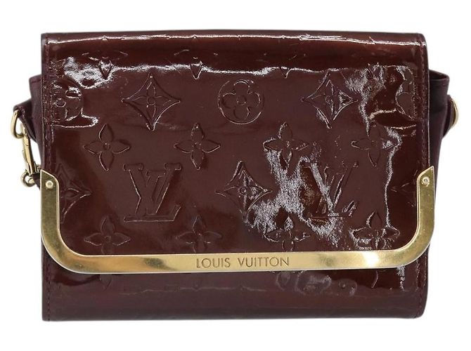 LOUIS VUITTON Borsa Rossmore PM Monogram Vernis Rossa Favist M91547 LV Auth ka2074 - vista 13
