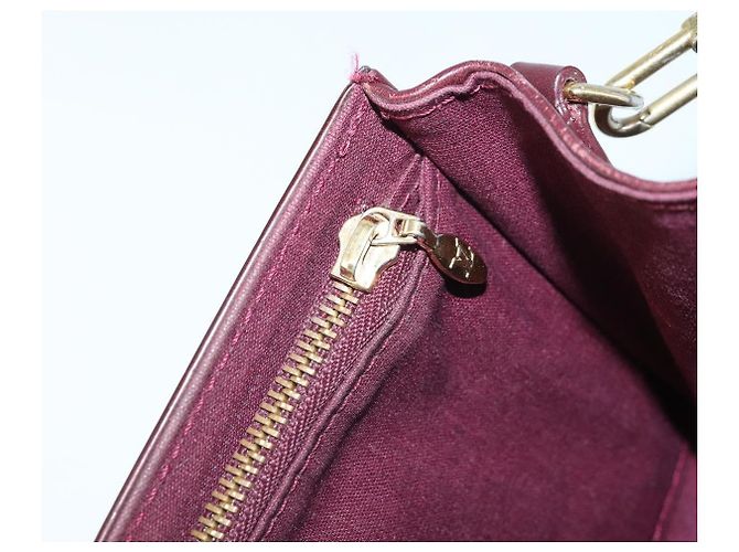 LOUIS VUITTON Borsa Rossmore PM Monogram Vernis Rossa Favist M91547 LV Auth ka2074 - vista 21