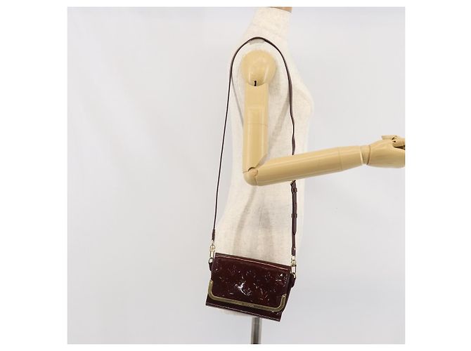 LOUIS VUITTON Borsa Rossmore PM Monogram Vernis Rossa Favist M91547 LV Auth ka2074 - vista 23