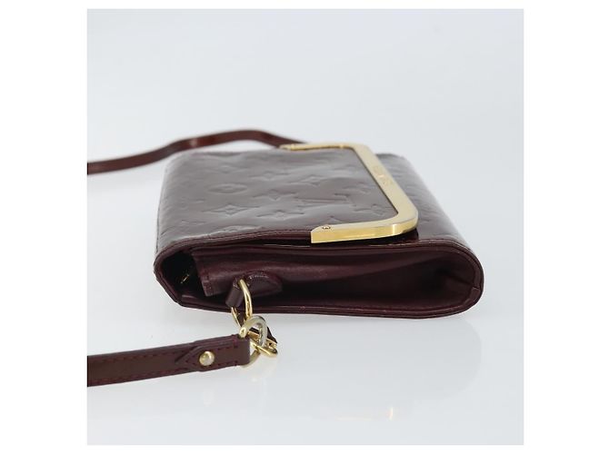 LOUIS VUITTON Borsa Rossmore PM Monogram Vernis Rossa Favist M91547 LV Auth ka2074 - vista 4