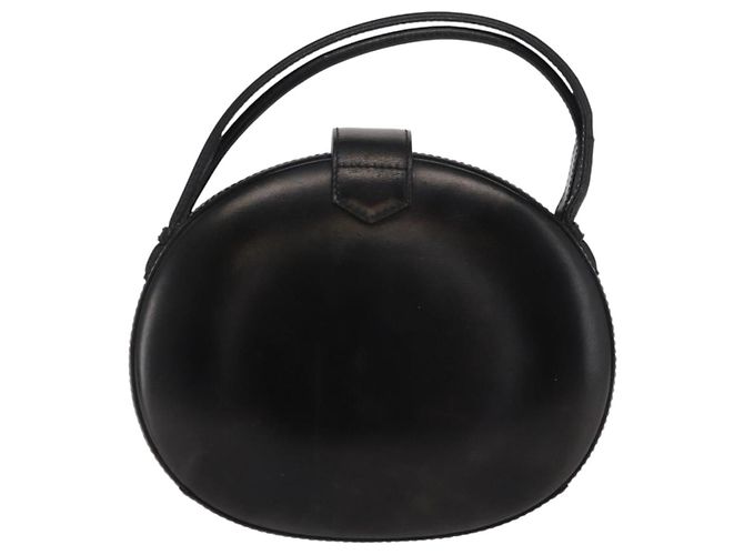 Borsa a mano LOEWE in pelle nera e oro Auth bs33105 Nero D'oro - vista 2