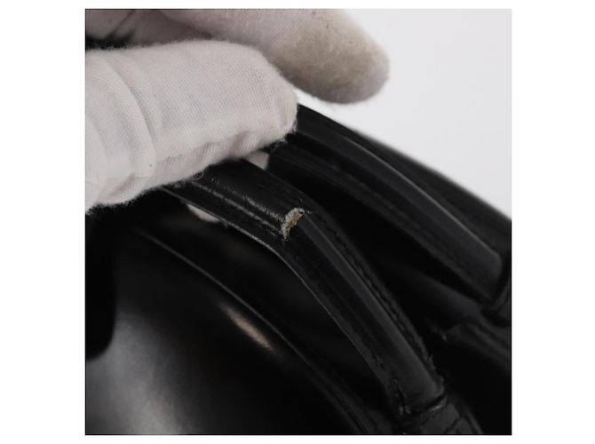Borsa a mano LOEWE in pelle nera e oro Auth bs33105 Nero D'oro - vista 8