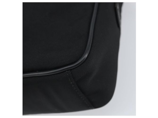 Borsa a Spalla GUCCI Nylon Nero Argento 018 1619 Auth 170116 - vista 14