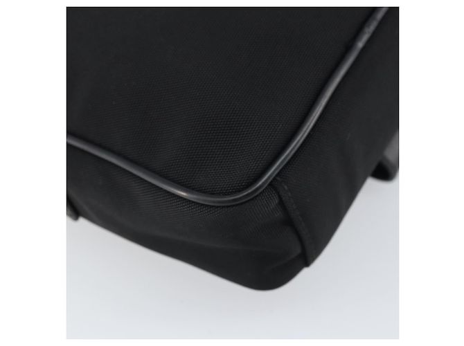 Borsa a Spalla GUCCI Nylon Nero Argento 018 1619 Auth 170116 - vista 16